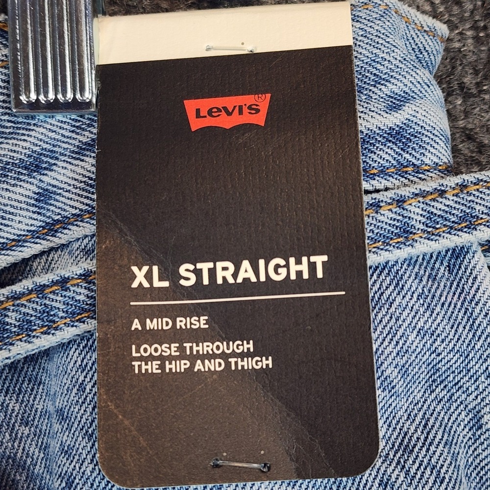 Levi's Big E XL Straight Women Y2K Baggy Skater Wide Leg Jeans W32 L31 NWT - Picture 7 of 15